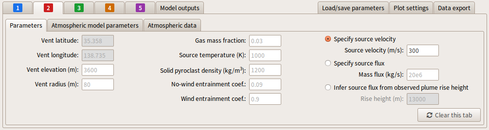 Example 1 parameters box 2