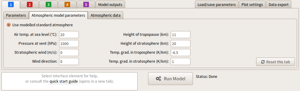 Model Atmosphere box