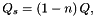 Solids mass flux